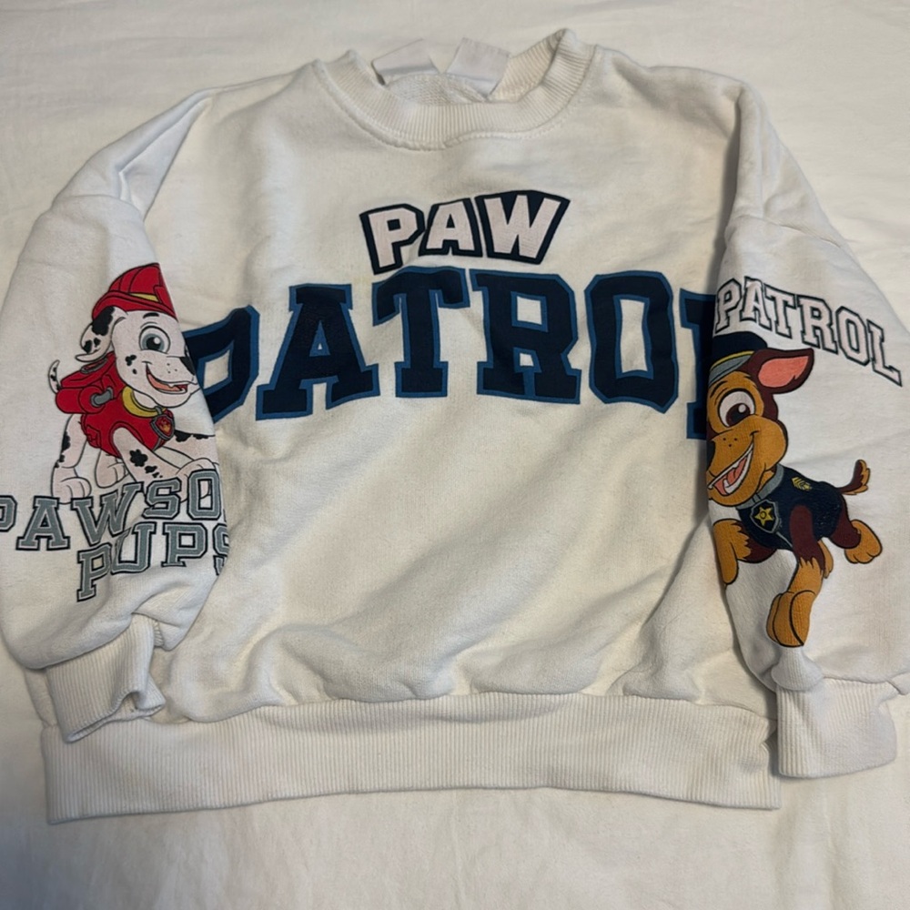 Zara Paw Patrol Crew Neck Size 5-6